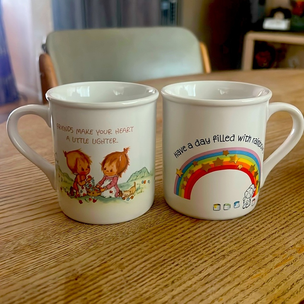 VINTAGE Hallmark Mug Mates Coffee Cups.